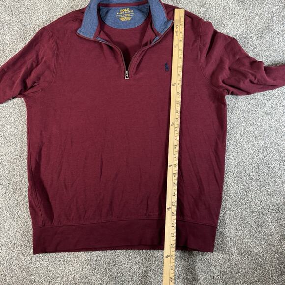 Polo Ralph Lauren Sweater M Preppy Office Layering Dark Academia Quiet Luxury - Picture 5 of 15